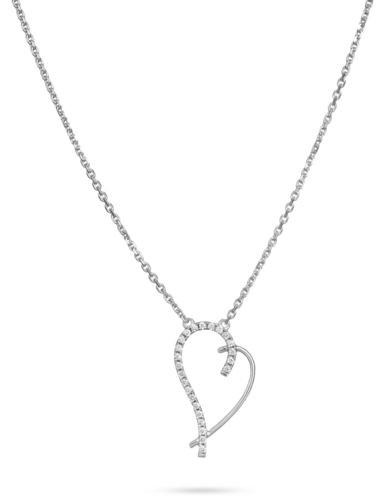 Obrazek Naszyjnik LOEE Essence z białego złota z diamentami