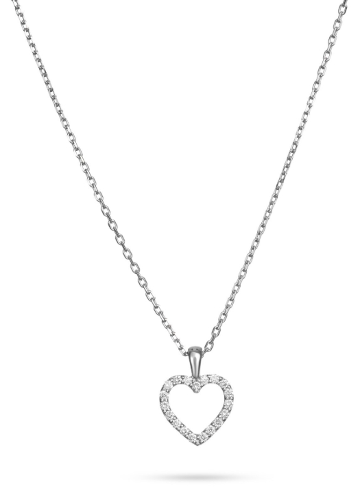 Obrazek Wisiorek LOEE Pure z białego złota z diamentami