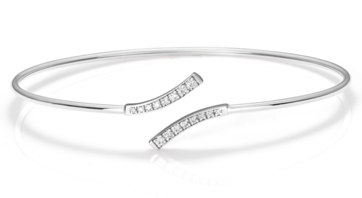 Obrazek Bransoletka LOEE Pure z białego złota z diamentami