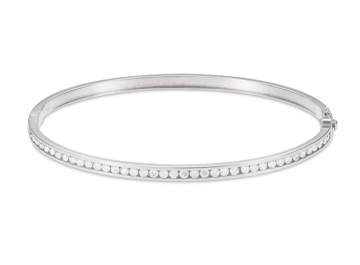 Obrazek Bransoletka LOEE Charm z białego złota z diamentami