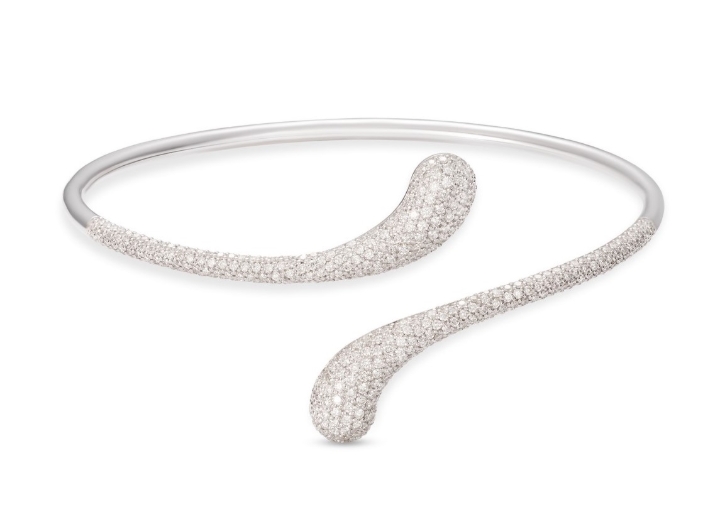 Obrazek Bransoletka LOEE Charm z białego złota z diamentami