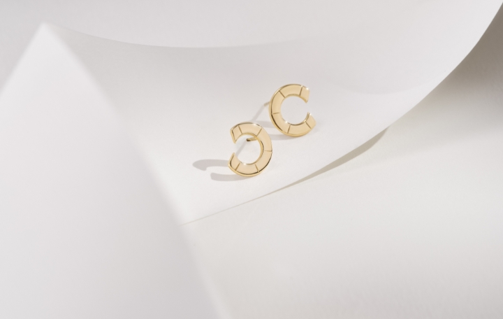 Obrazek Kolczyki LOEE AVA z żółtego złota