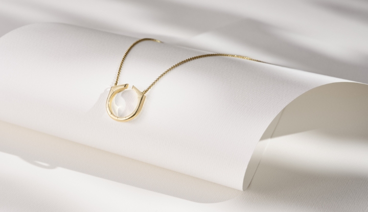 Obrazek Naszyjnik LOEE AVA z żółtego złota