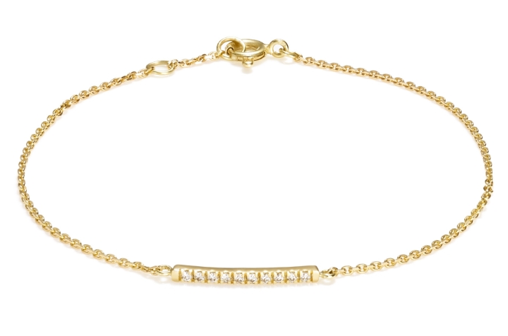 Obrazek Bransoletka LOEE Pure z żółtego złota z diamentami
