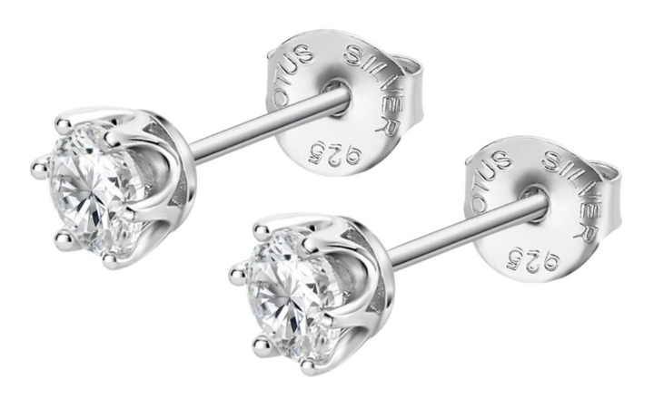 Obrazek LOTUS SILVER kolczyki ESSENTIALS