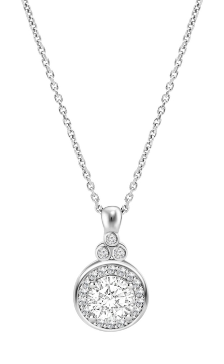 Obrazek LOTUS SILVER naszyjnik 