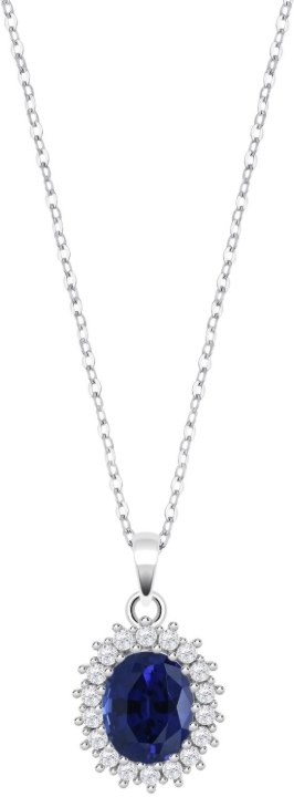 Obrazek LOTUS SILVER naszyjnik 