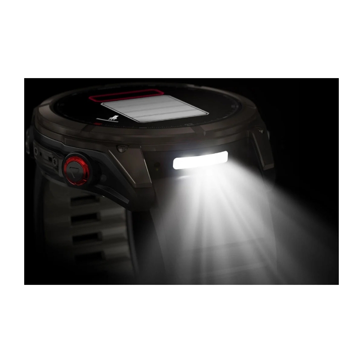 Obrazek Garmin Fenix 8 Pro 51 AMOLED Sapphire, Carbon grey DLC Titanium, pasek Chestnut