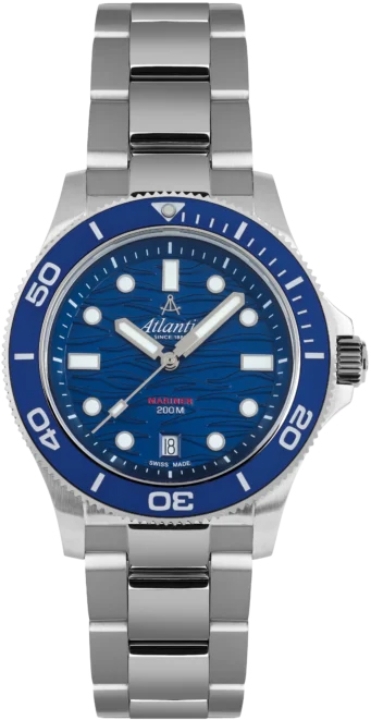 Obrazek Atlantic Mariner Quartz Wave Blue