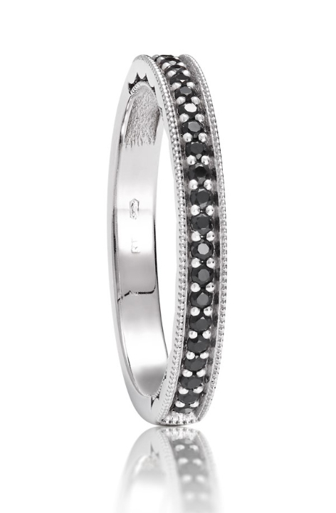 Obrazek Pierścionek LOEE z białego złota z diamentami