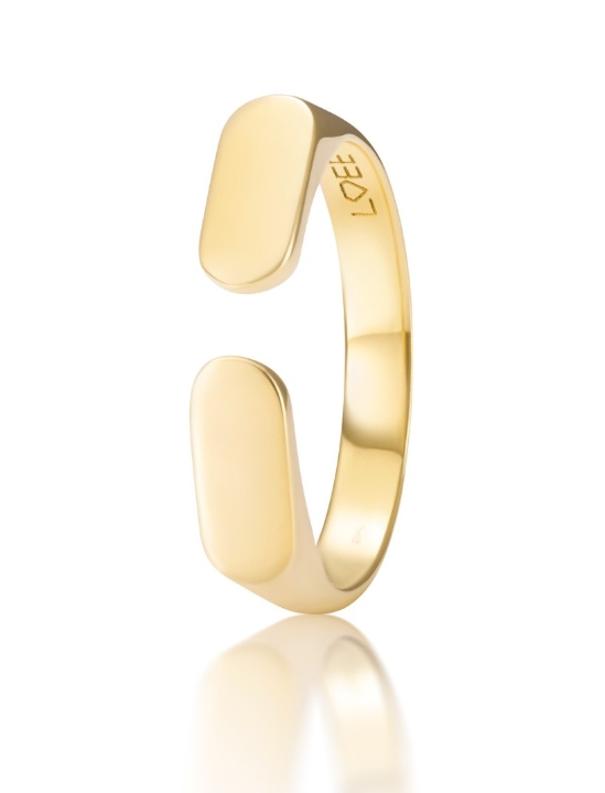 Obrazek Pierścionek LOEE AVA z żółtego złota