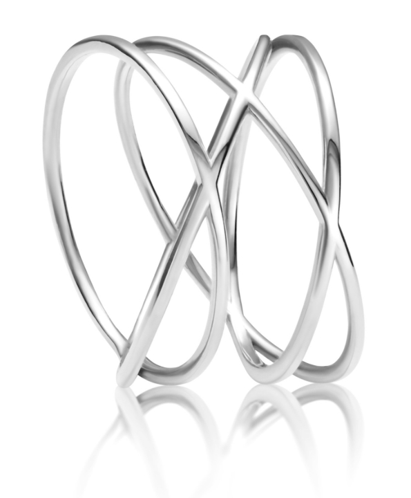 Obrazek Pierścionek LOEE Essence z białego złota