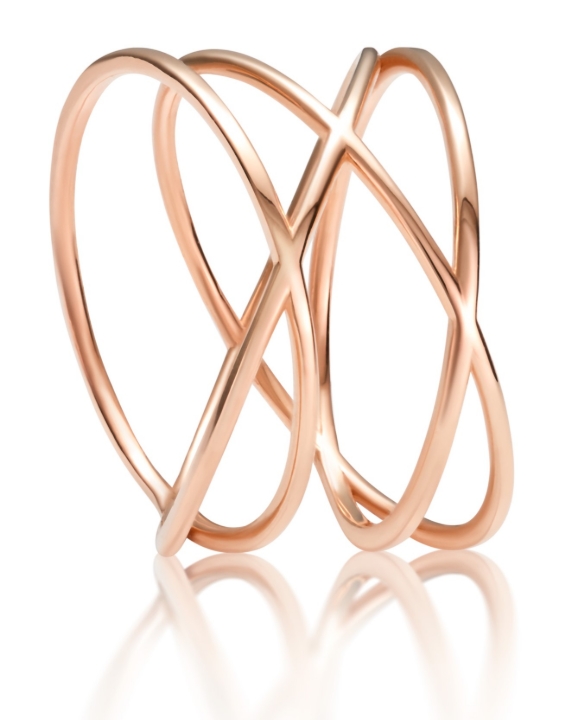 Obrazek Pierścionek LOEE Essence z różowego złota