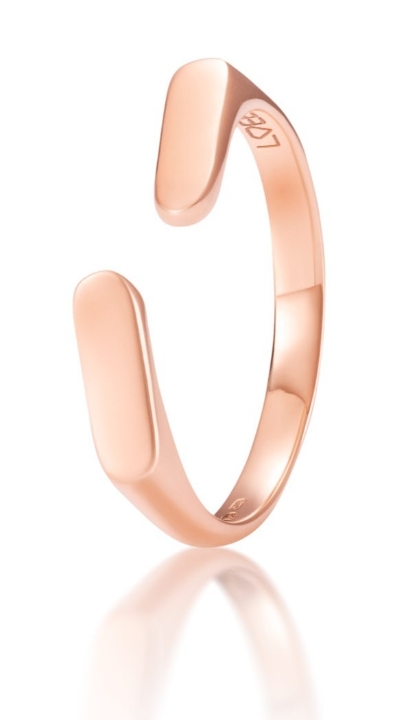 Obrazek Pierścionek LOEE AVA z różowego złota