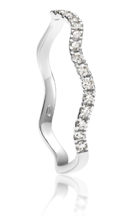 Obrazek Pierścionek LOEE Essence z białego złota z diamentami