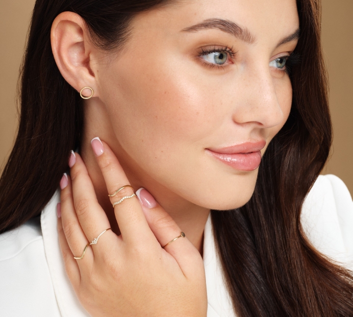 Obrazek Pierścionek LOEE Essence z żółtego złota