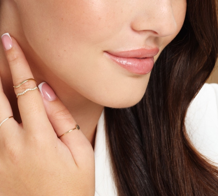 Obrazek Pierścionek LOEE Essence z żółtego złota