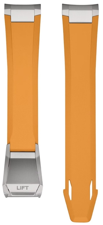 Obrazek Gumowy Pasek Oris ProPilot Titanium "Lift clasp" 20 - Żółty