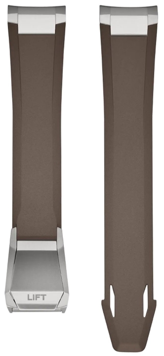 Obrazek Gumowy Pasek Oris ProPilot Titanium "Lift clasp" 20 - Szary