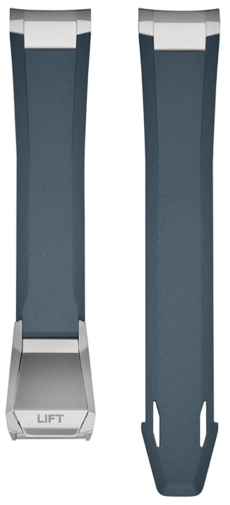 Obrazek Gumowy Pasek Oris ProPilot Titanium "Lift clasp" 20 - Niebieski