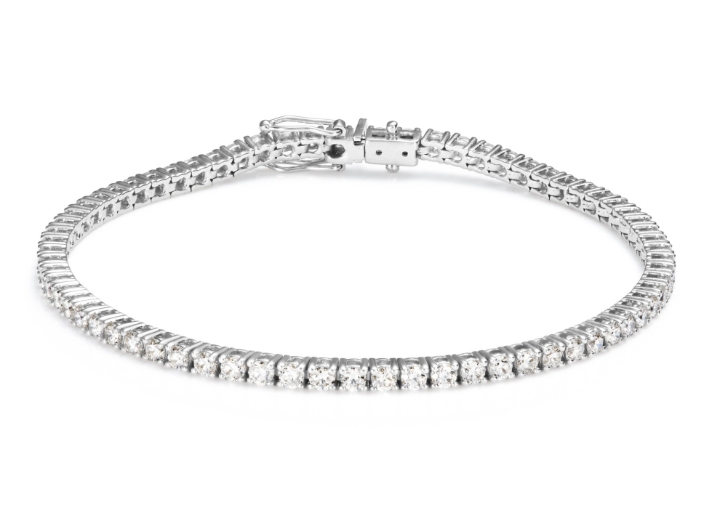 Obrazek Bransoletka LOEE Charm z białego złota z diamentami