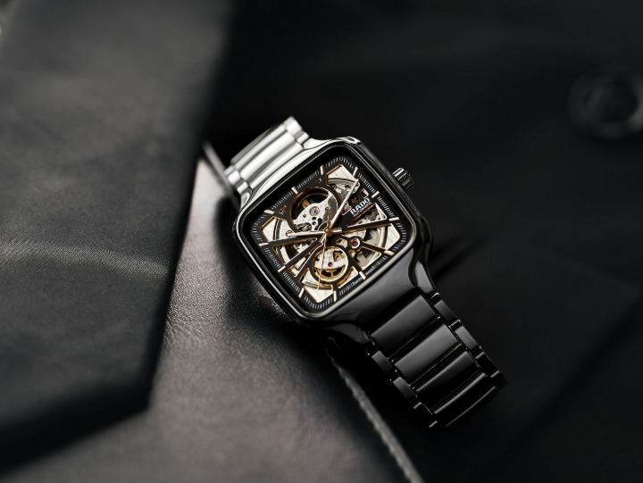 Obrazek Rado True Square Automatic Open Heart