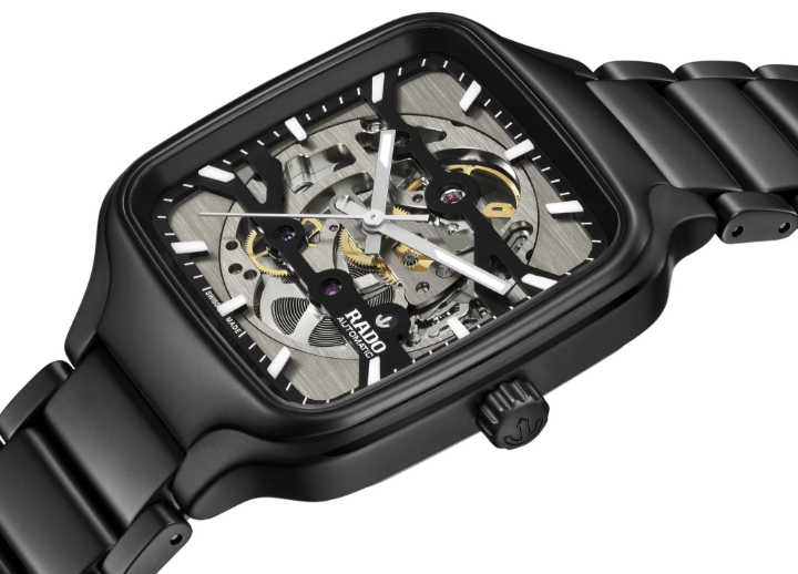 Obrazek RADO Rado True Square Automatic Skeleton