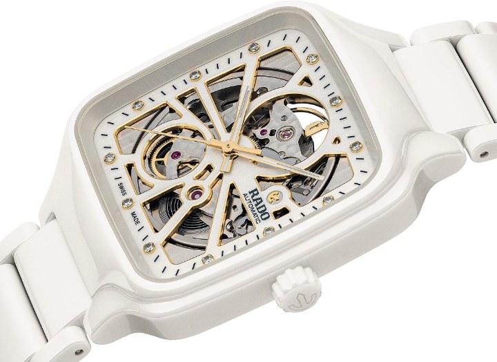 Obrazek RADO Rado True Square Automatic Open Heart