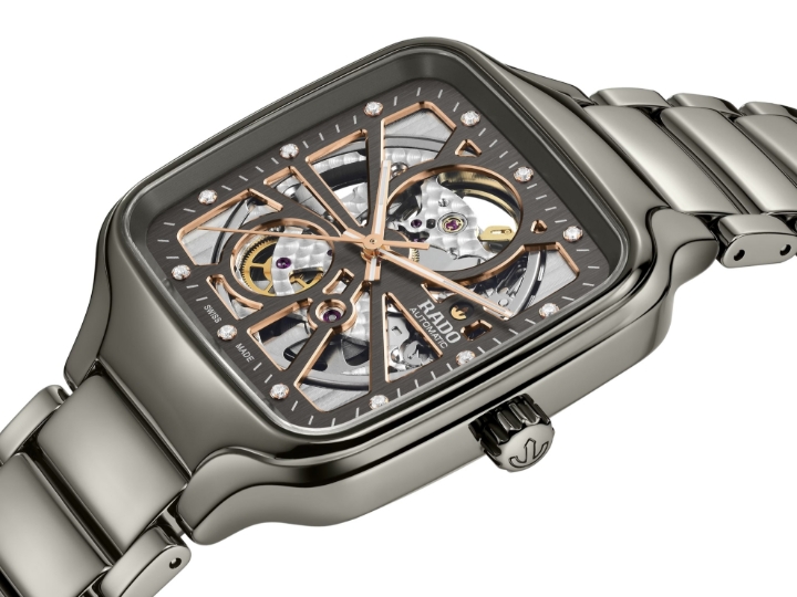 Obrazek RADO Rado True Square Automatic Open Heart