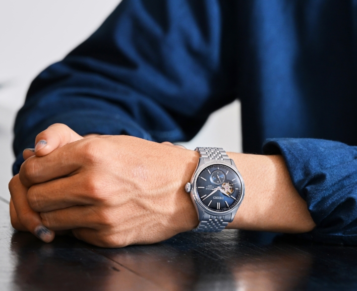 Obrazek Seiko Presage Classic „Ai-Iro“ Open Heart