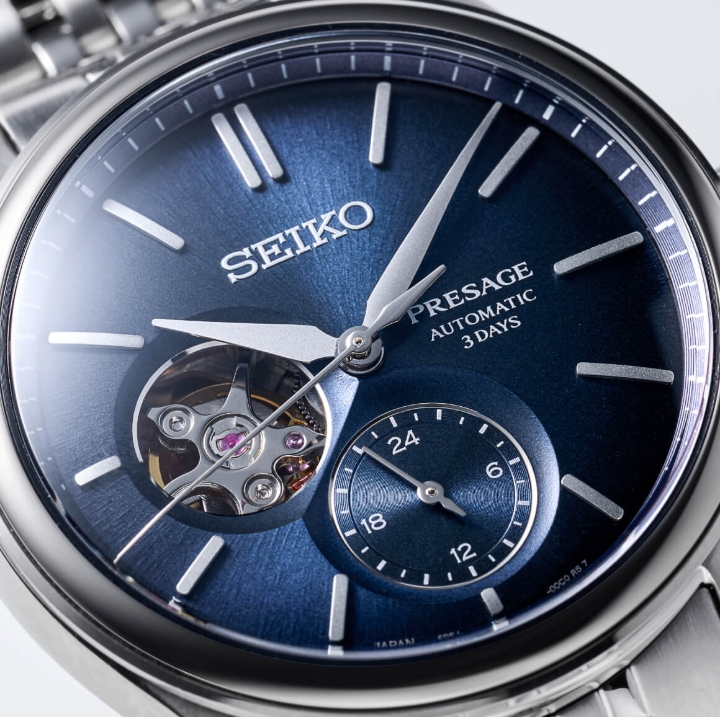 Obrazek Seiko Presage Classic „Ai-Iro“ Open Heart