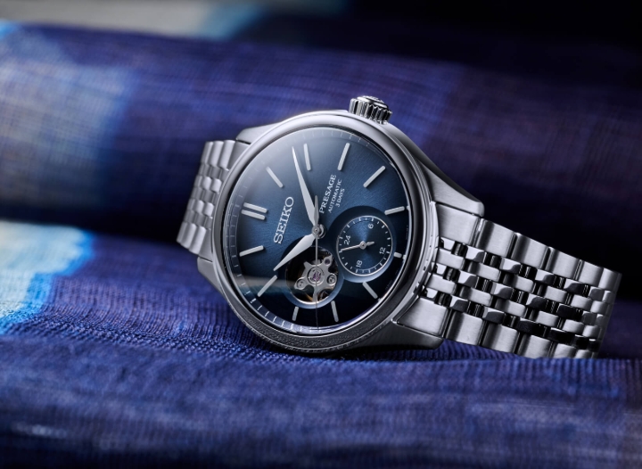 Obrazek Seiko Presage Classic „Ai-Iro“ Open Heart