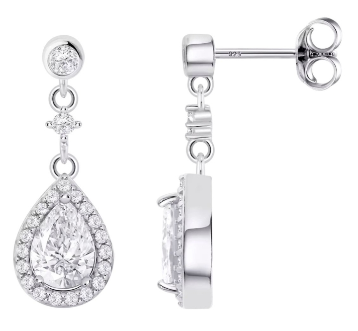 Obrazek LOTUS SILVER kolczyki PURE ESSENTIAL