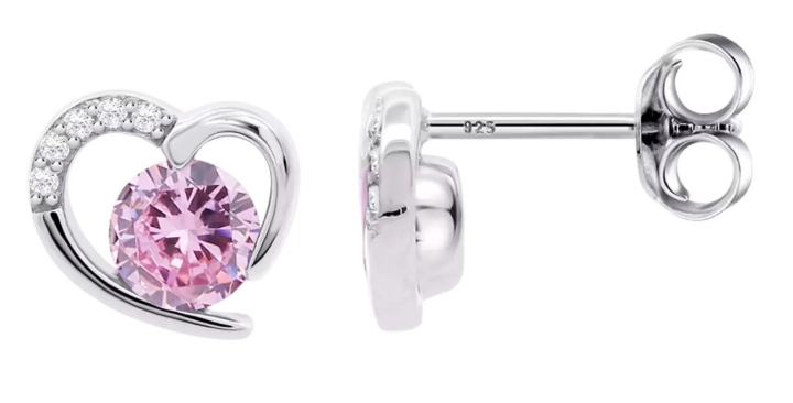 Obrazek LOTUS SILVER kolczyki 