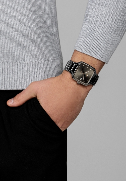 Obrazek RADO Rado True Square Automatic Diamonds