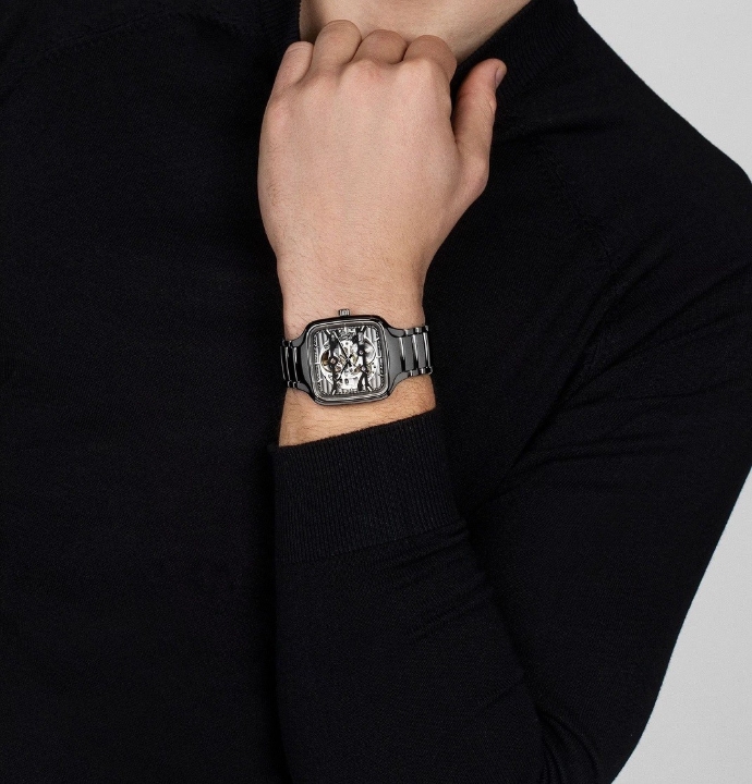 Obrazek RADO Rado True Square Automatic Skeleton