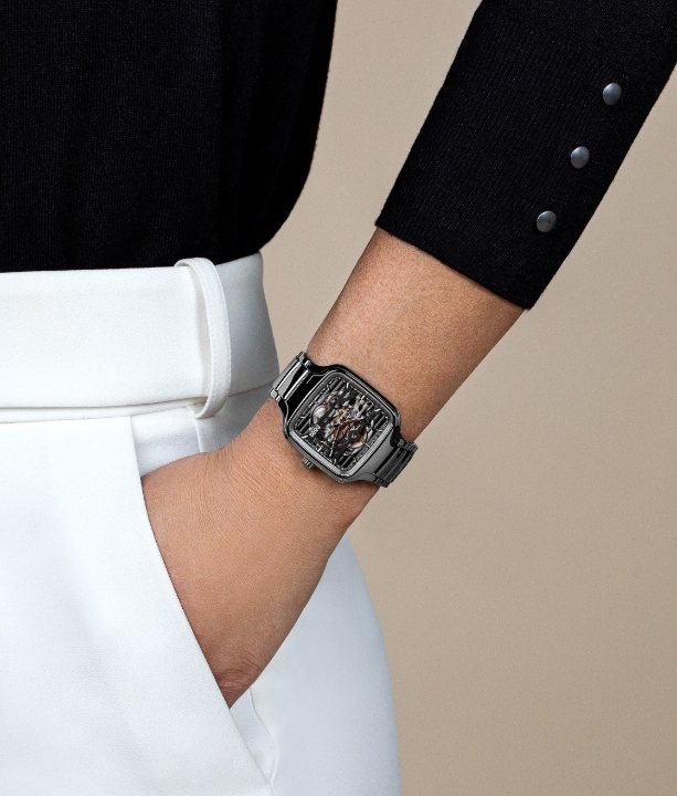 Obrazek RADO Rado True Square Automatic Skeleton