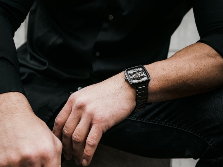 Obrazek Rado True Square Automatic Skeleton