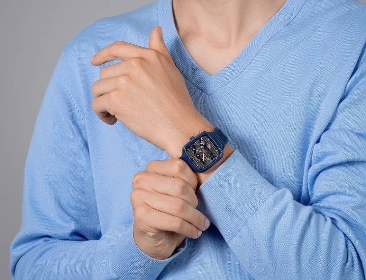 Obrazek Rado True Square Automatic Skeleton