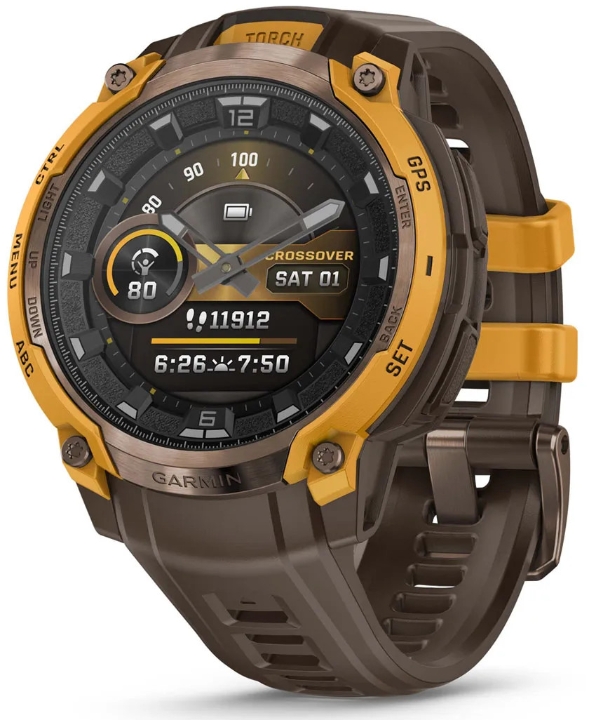 Obrazek GARMIN Instinct Crossover AMOLED Bronze/Sunburst