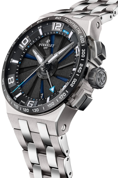 Obrazek Perrelet Turbine Chrono NEO Electric Blue