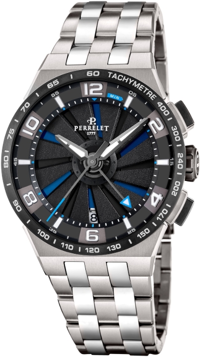 Obrazek Perrelet Turbine Chrono NEO Electric Blue