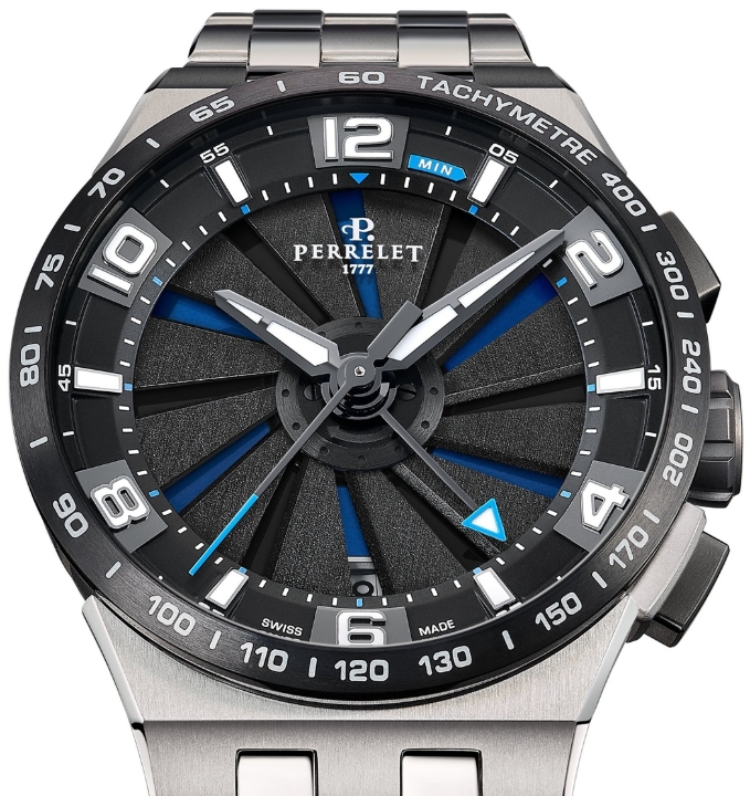 Obrazek Perrelet Turbine Chrono NEO Electric Blue