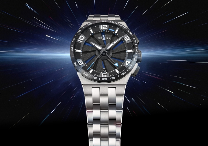 Obrazek Perrelet Turbine Chrono NEO Electric Blue