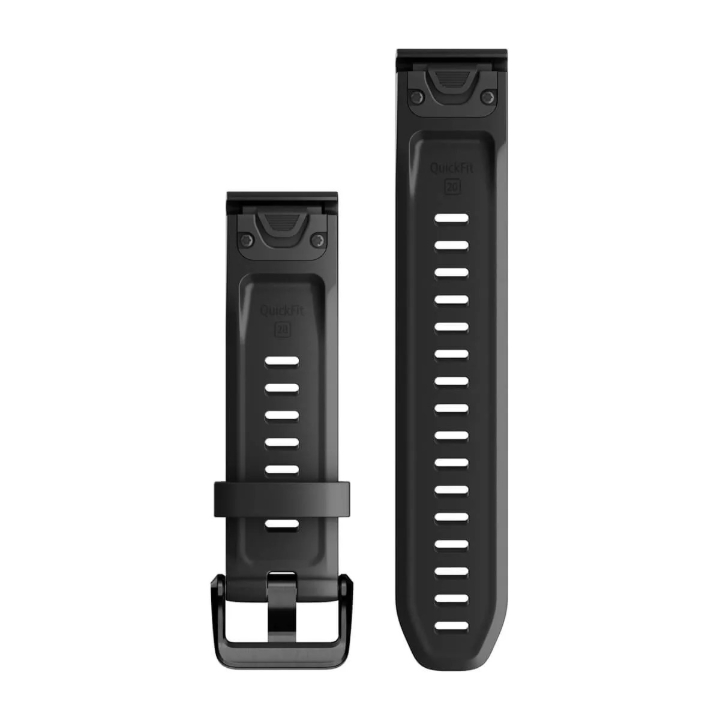 Obrazek Pasek Garmin QuickFit Black Silicone 20