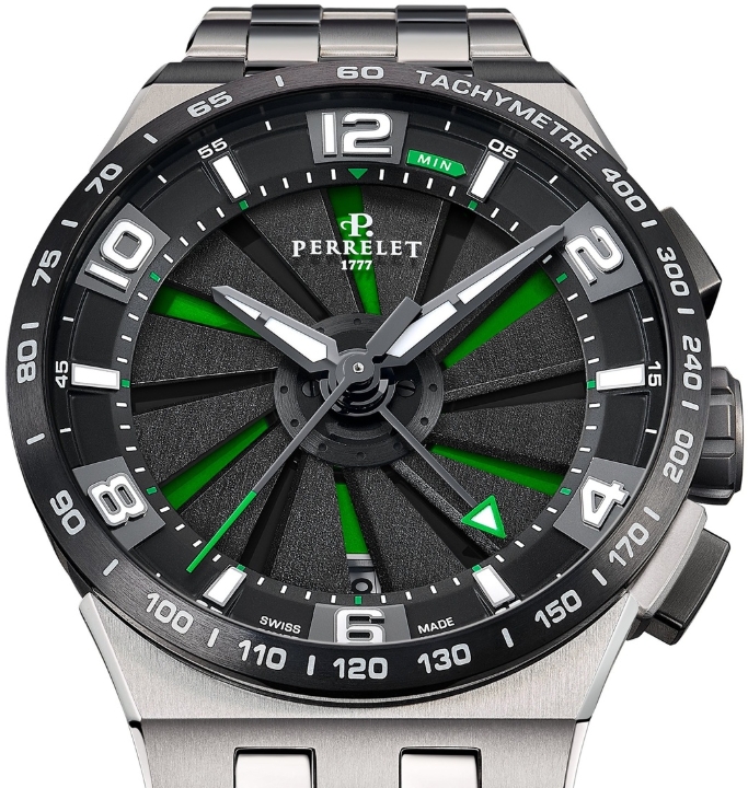 Obrazek Perrelet Turbine Chrono NEO Grass Green