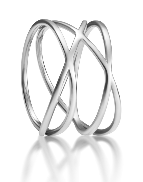 Obrazek Pierścionek LOEE Essence z białego złota