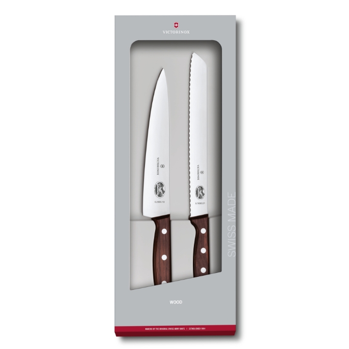 Obrazek Zestaw noży kuchennych Victorinox Wood 2 szt.
