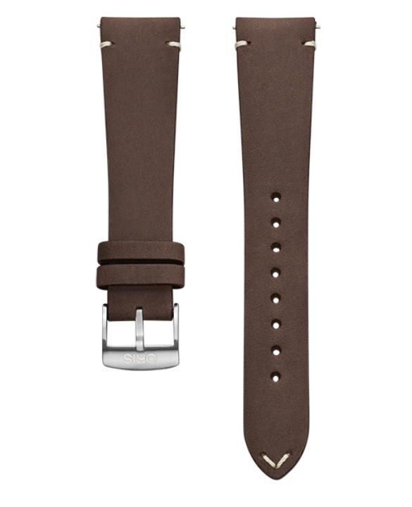 Obrazek pasek skórzany ciemnobrązowy