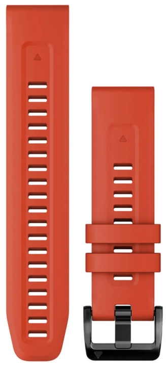 Obrazek Pasek Garmin QuickFit Flame Red Silicon 22
